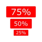 percent shopping calculator android application logo